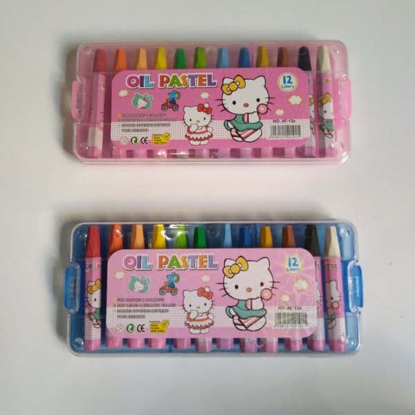 Crayon Kitty 12 warna 